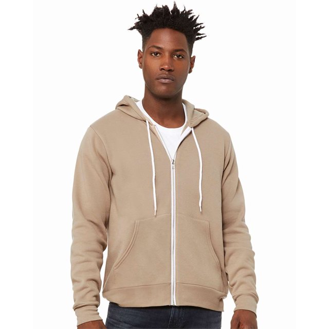 Bella + Canvas Unisex Sponge Fleece Full-Zip Hooded Sweatshirt
