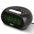 thumbnail image 1 of RCA Digital Alarm Clock with Night Light - Black, 1 of 2