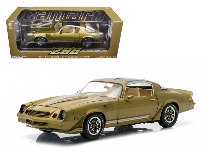 Greenlight 1981 Chevrolet Camaro Z/28 Gold Metallic 1/18 Diecast
