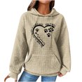 thumbnail image 1 of Birdeem Women Print Round-Neck Long Sleeve Loosen Single Sweatshirt Tops Pullover Blouse, 1 of 1