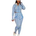 thumbnail image 1 of Birdeem Ensemble 2 Pcs pour Femme, Haut Court en Tricot à Manches Longues et Pantalon Long à Jambe Grand, Survêtement, 1 of 1