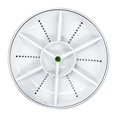 thumbnail image 1 of Mini Dishwasher Portable Lightweight USB Fruit Vegetable Cleaner USB Sink Washer Green, 1 of 9