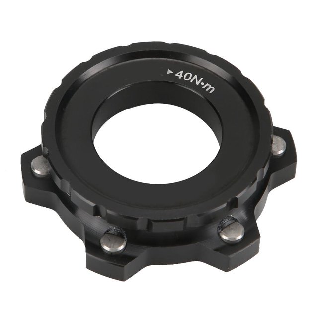 Fdit Bicycle Center Lock,1 pcs Mountain Bicycle Hub Center Lock Adaptor 6-Bolt Disc Brake Rotor for Bike Accessory,Bike Hub Center Lock
