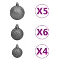 thumbnail image 5 of vidaXL Arbre de Noël Artificiel Pré-Éclairé avec Ensemble de Boules 90 cm Vert, 5 of 5