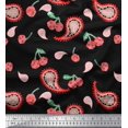 thumbnail image 1 of Soimoi Poly Georgette Fabric Floral & Paisley Decor Fabric Printed Yard 42 Inch Wide, 1 of 3