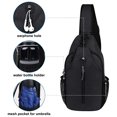 thumbnail image 3 of Crossbody Sling Backpack Sling Bag Travel Hiking Chest Bag Daypack, 3 of 5