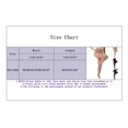 thumbnail image 3 of Women Solid  Sexy Breathable Elastic Crotch Plus Size Stockings Bottoming Socks, 3 of 4
