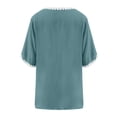 thumbnail image 5 of Timegard Womens Cardigan Plus Size Lace 1/2 Sleeve Open Front Tops Blouses Fall Lightweight Comfy Jacket, 5 of 5