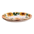 thumbnail image 3 of Way to Celebrate 8 Counts Oval Sunflower Pattern Plate, 3 of 5