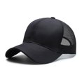 thumbnail image 4 of VONKY Adjustable Summer Thin Baseball Cap Breathable Comfortable Sporty Style Sun Protection Fashionable black 5Set, 4 of 6