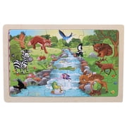 Dvkptbk Wooden Puzzles Toddler Toys Gifts for 1 2 3 Year Old Boys Girls Toddler Sensory Toy Puzzles