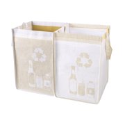 Black-Friday Sale! Christmas Rubbish Bags! Kitchen waste sorting and recycling bags (jute bags), Kitchen Classified Recycling Garbage Bags And Garbage Classification Trash Cans, 2 garbage bags
