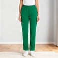 thumbnail image 3 of RKSTN Womens Scrub Pants Solid Color Mid Rise Stretch Waistband Lightweight Pull on Scrubs Pant with Multiple Pockets, 3 of 4