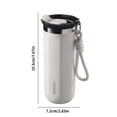 thumbnail image 3 of Tasse à Café Isotherme Double Couche en Acier Inoxydable avec Couvercle, 3 of 9