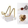 thumbnail image 3 of Brass Arm Display Stand Mineral Specimens Crystal Ball Citrine Holder M, 3 of 8