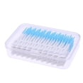 thumbnail image 2 of CNKOO 320pcs Double-ended Toothpick Soft Silicone Tooth Picks Floss Interdental Brush Stick Hygiene Tools (Green), 2 of 10