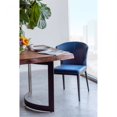 thumbnail image 3 of Moe's Home Collection Delaney Dining Side Chair Contemporary Modern Style, Sky Blue (Set of 2), 3 of 5
