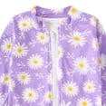 thumbnail image 3 of Luvoko Toddler Girls' Long Sleeve Colorful Floral Swimsuit With Full Zip | UPF 50+ Rash Guard For Hot Spring & Beach Resort Extra Small Girls Swimsuit Swim Suit Girl Heart Bathing Suit Toddler Girl, 3 of 5