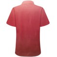 thumbnail image 5 of Chemises Boutonnées pour Femmes à Manches Courtes avec Col, Blouses de Travail de Bureau, Décontractées, Coupe Ample, Tuniques d'Été, Grande Taille, 5 of 5