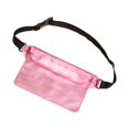 thumbnail image 1 of Swimming Waterproof Pouch Dry Bag Wallet Key Protector Diving with Adjustable Waist Strap Pink, 1 of 9