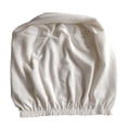 thumbnail image 1 of Siruishop Ottoman Cover Removable Solid Color Foot Stool Cover for Bedroom Living Room White, 1 of 8
