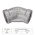 thumbnail image 4 of Unique Bargains 3/8 NPT Female Thread 45 Degree Elbow Pipe Fitting 304 Stainless Steel, 4 of 5
