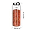 thumbnail image 2 of Boovnll Spice Jars, Pepper Shakers with Adjustable Outlet Holes Clear Glass Shaker Bottles Spice Seasoning Cans for Kitchen Decor, Kitchen Gadgets, Seasoning Containers, Spice Containers, 2 of 3