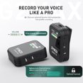 thumbnail image 4 of SYNCO G2MAX 1-Trigger-2 Système de Microphone Sans Fil 2,4 g Microphone à Pince 200 m, 4 of 8