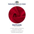 thumbnail image 2 of Ultimate Sack 6000 6-Foot Bean Bag Chair Oversized Foam Lounger, Red Suede Cover, 2 of 7