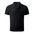 thumbnail image 1 of Pisexur Mens Ribbed Dress Shirts Short Sleeve Relaxed Fit Golf Shirt Tops Summer Solid Color Collar Button Down Blouses Casual Work Out Shirts for Mens Trendy, 1 of 3