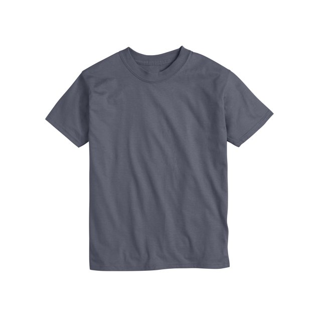 Hanes Mens Beefy T-Shirt 2-Pack, L, Smoke Gray