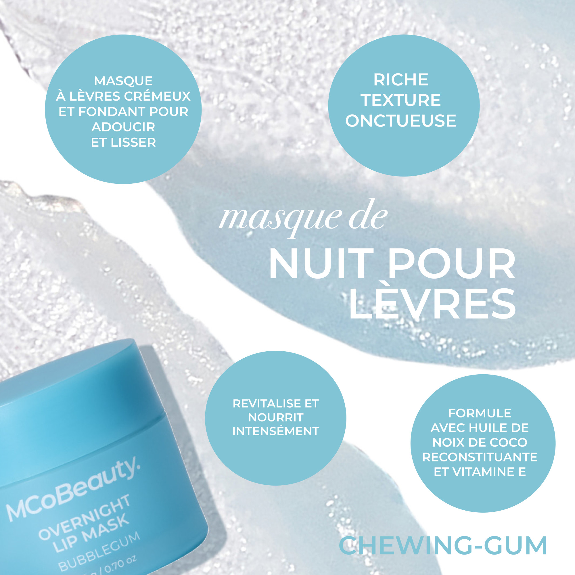 MCoBeauty - Masque pour les Lèvres de Nuit