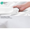 thumbnail image 3 of RUVANTI Draps 100 % Coton, Tissage Percale, Blanc Éclatant, 3 of 5