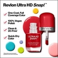 thumbnail image 2 of Vernis à ongles Revlon Ultra HD Snap, brillant, végétalien, 8 ml, 2 of 9