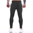 thumbnail image 4 of FAIWAD Men's Slim Sweatpants Elastic High Waist Drawstring Workout Athletic Pants with Pockets, 4 of 6