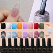 Universal Rainbow Cat Eye Gel Nail Polish 9D Holographic Reflective Glitter Gel Nail Polish Magnetic Nail Polish Laser Diamond Cat Eye Nail Polish Led UV Gel Nail Polish Kit