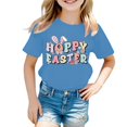 thumbnail image 2 of TZEWGL Cute Shirt For Infnat Cartoon Prints Short Sleeve Round Neck Blouse For Kids size 2-3T, 2 of 3