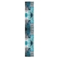 thumbnail image 2 of Riforla Chemin de Table et Ensemble de Tapis Nappe Élégante pour Table à Thé et Table Basse Bannière de Table Décorative Bleu, 2 of 8