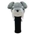 thumbnail image 2 of StitchHead Hand Stitched Yarn Animal Driver/Wood Head Cover - Schnauzer, 2 of 2