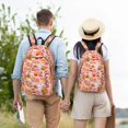 thumbnail image 4 of Easygdp Funny Food for Durable Canvas Laptop Backpack - Adjustable Shoulder Strap, Large Capacity, Fits 15-17in Laptops, for School, Work, Travel-Small, 4 of 5