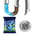thumbnail image 2 of Hearth & Gear Unblocking Powder Bathroom Kitchen Blockage Unblocking Dissolution Cleaning Odor Removal Cleaning Agent Tender Quick Pet Hair Washer Shoe Sole Pet Hair Washing compatible with Machine, 2 of 7