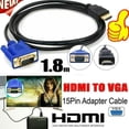 thumbnail image 3 of HD Cable 1080P Stable Transmission Hdmi to Vga Cable Fire-proof G5F7, 3 of 9