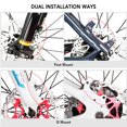thumbnail image 2 of Tignapoo Hydraulic Disc Brake Caliper for Mountain Bikes - Aluminum Alloy, Black, Front/Rear Options Available, 1400 Right-Hand Rear Brake with 80cm Front and 140cm Rear Oil Tubes, 160mm Disc, 2 of 6