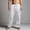 Style1-White mens pants, variant on Mceream Men's Sweatpants Athletic Lightweight Joggers Drawstring Elastic Waistband Pants Gym Straight Fit Lounge Wear Pantalones Baggy Hombre Black XL