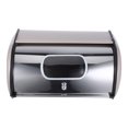 thumbnail image 1 of Stainless Steel Bread Box Countertop Bread Storage Box With Window Modern Bread Box For Kitchen Stainless Steel Bread Holder, 1 of 4