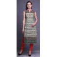 thumbnail image 2 of Bimba Tuniques Droites pour Femmes Imprimées Sans Manches Kurti Décontractée Robe Petite, 2 of 5