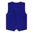 thumbnail image 4 of renvena Kids Button Volunteer Activity Vest Button Up Irregular Hem Waistcoat Sleeveless Waiter Blue L, 4 of 5