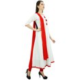 thumbnail image 1 of Atasi Robe en Coton Ethnique Indienne pour Femmes, Costume Anarkali Blanc Salwar - 12, 1 of 1