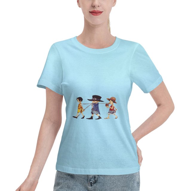 T-Shirt Basique à Manches Courtes pour Femmes une Pièce