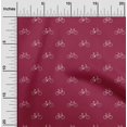 thumbnail image 1 of oneOone Silk Tabby Fabric Bicycle Transport Printed Craft Fabric BTY 42 Inch Wide, 1 of 4